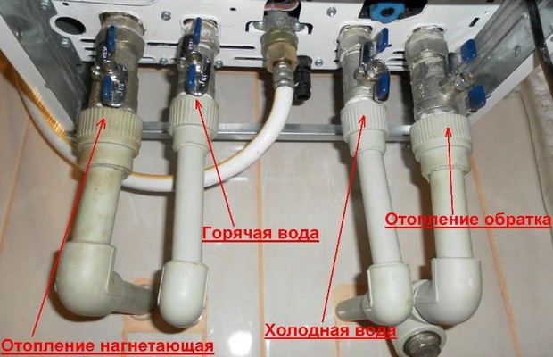 Монтаж двухконтурного отопления